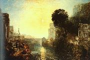 Joseph Mallord William Turner Dido Building Carthage oil painting on canvas